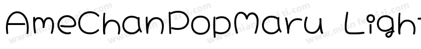 AmeChanPopMaru Light字体转换